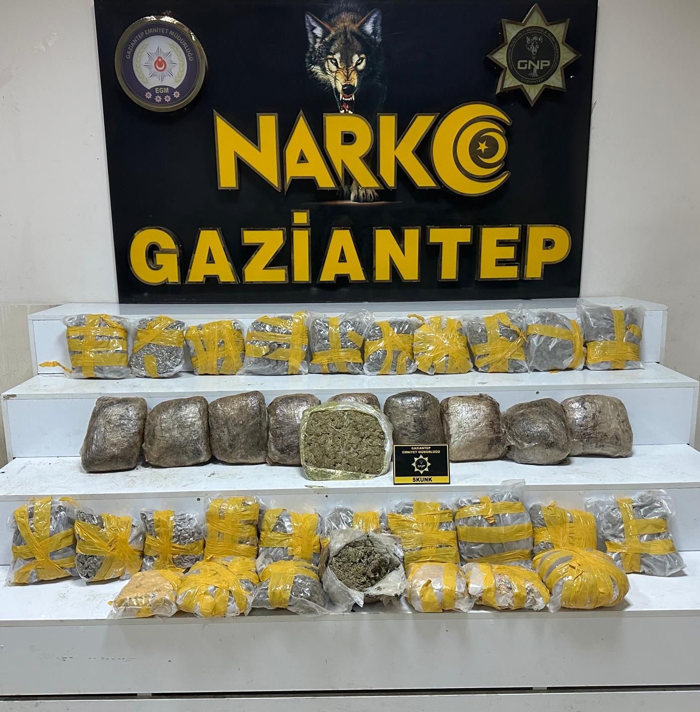 Gaziantep’te uyuşturucu operasyonu: 184 tutuklama

