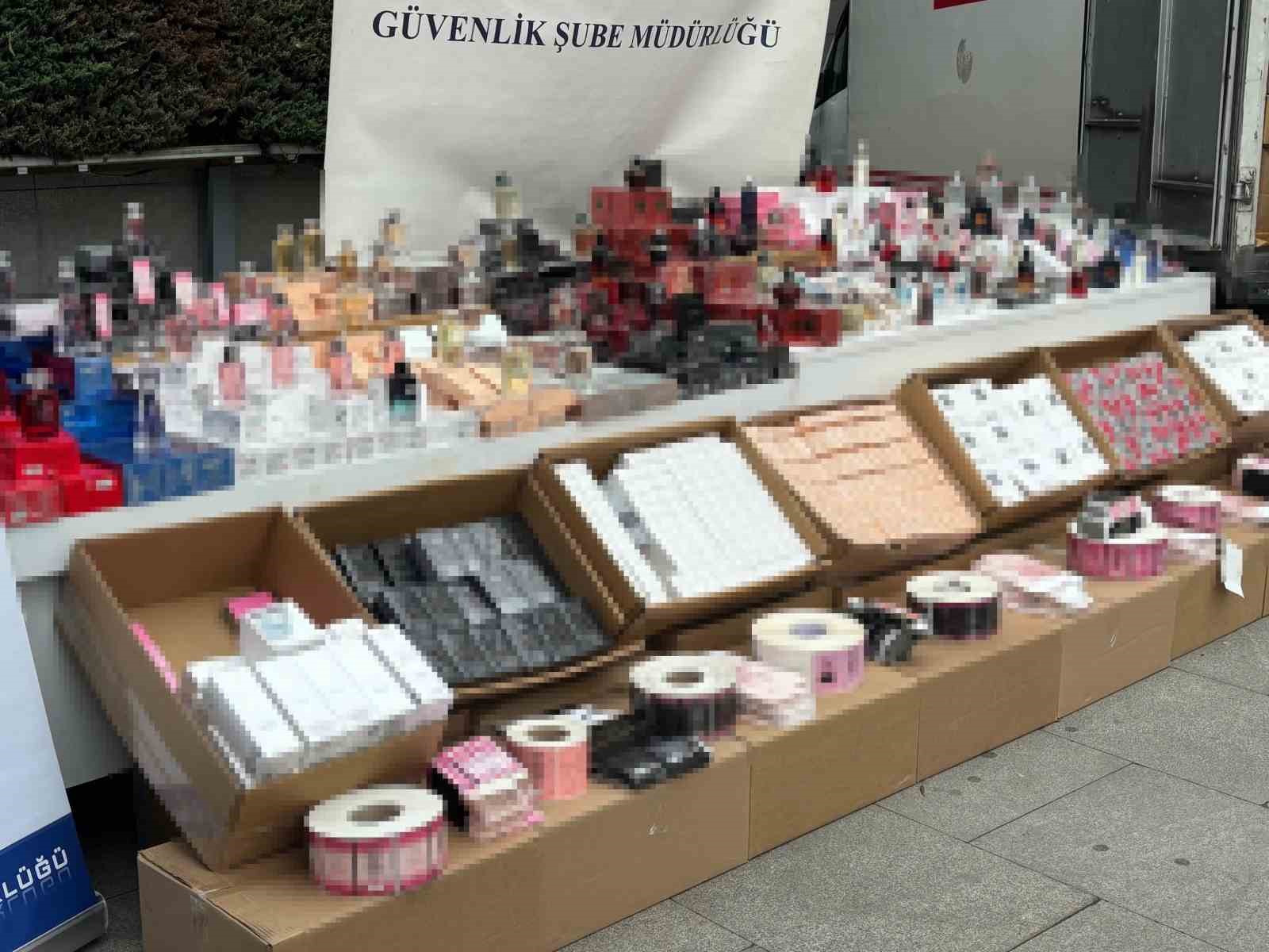 İstanbul’da sahte parfüm operasyonu
