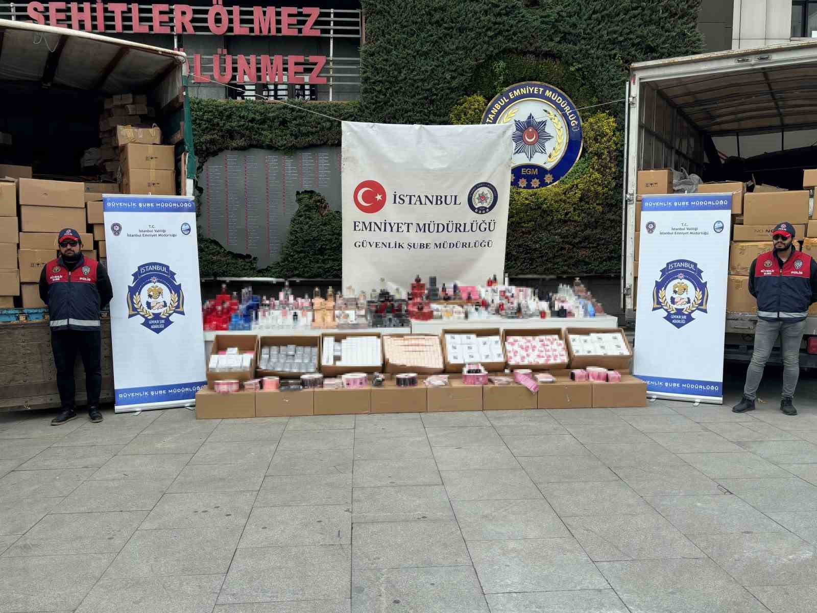 İstanbul’da sahte parfüm operasyonu

