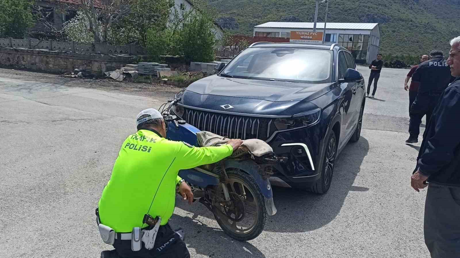 Konya’da cip ile çarpışan motosikletin sürücüsü kurtarılamadı