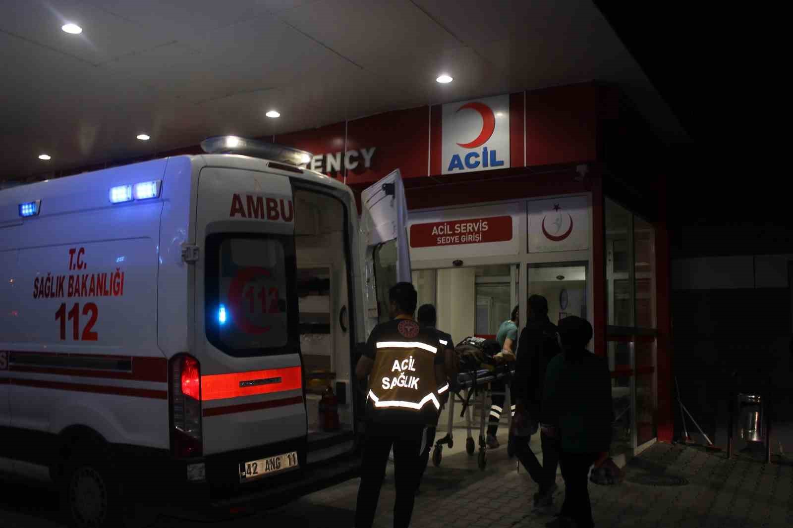 Konya’da otomobil ile kamyon çarpıştı: 4 yaralı
