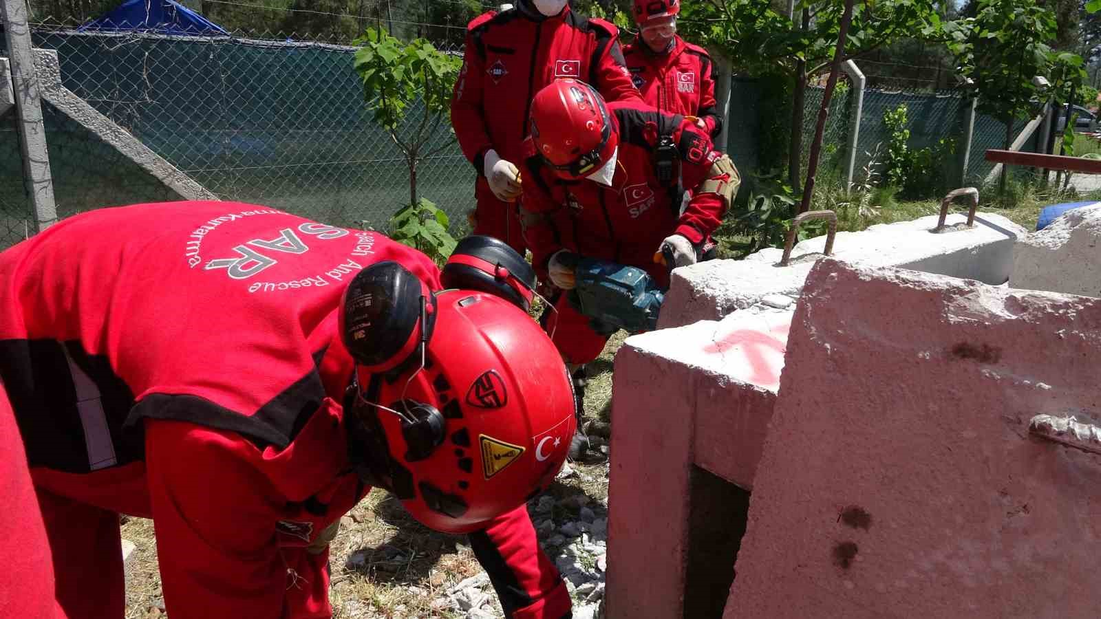 Marmaris’te gerçeği aratmayacak tatbikat
