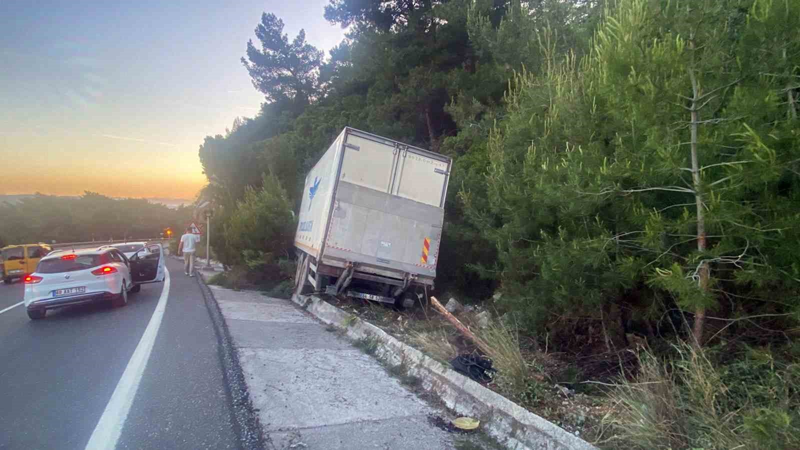 Sakartepe rampasında kaza
