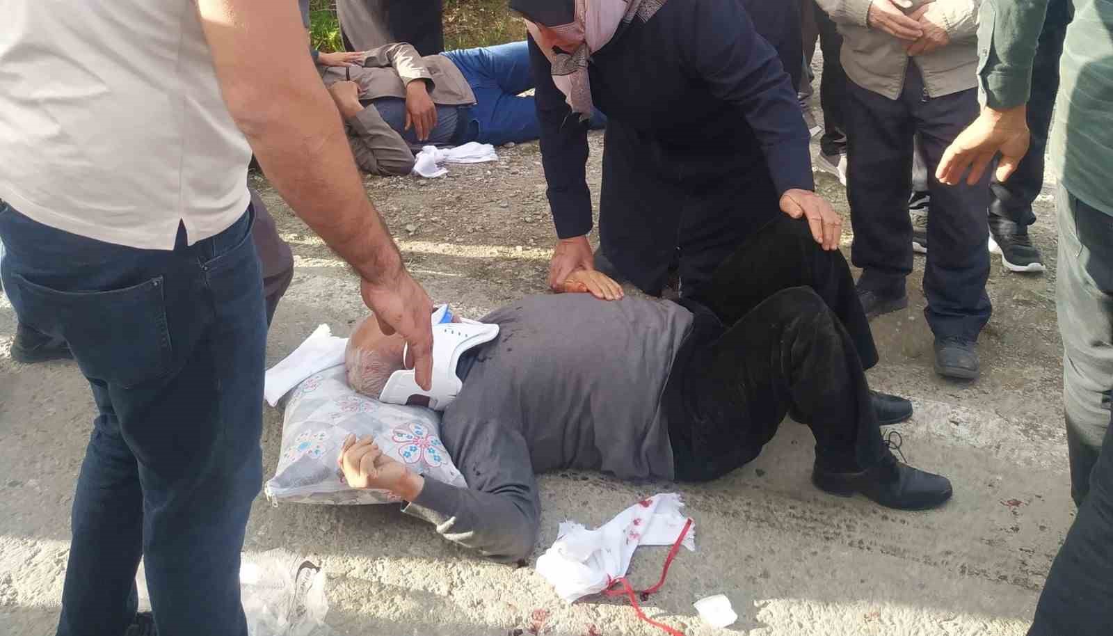 Samsun’da iki otomobil kafa kafaya çarpıştı: 8 yaralı

