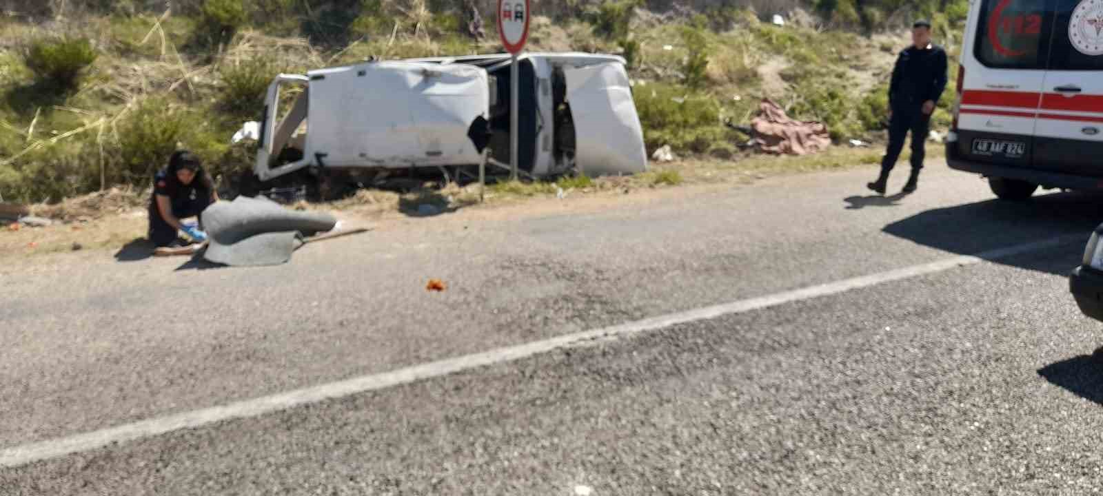 Seydikemer’de otomobil takla attı: 1 ölü