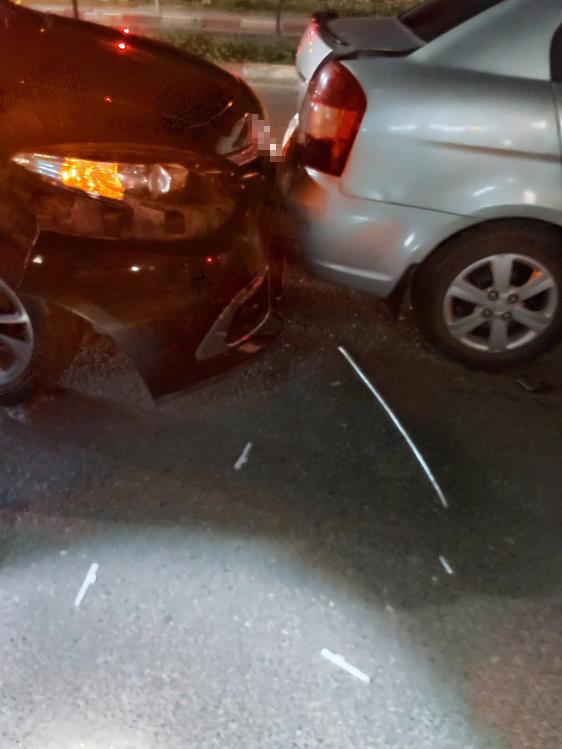 Siirt’te maddi hasarlı zincirleme trafik kazası
