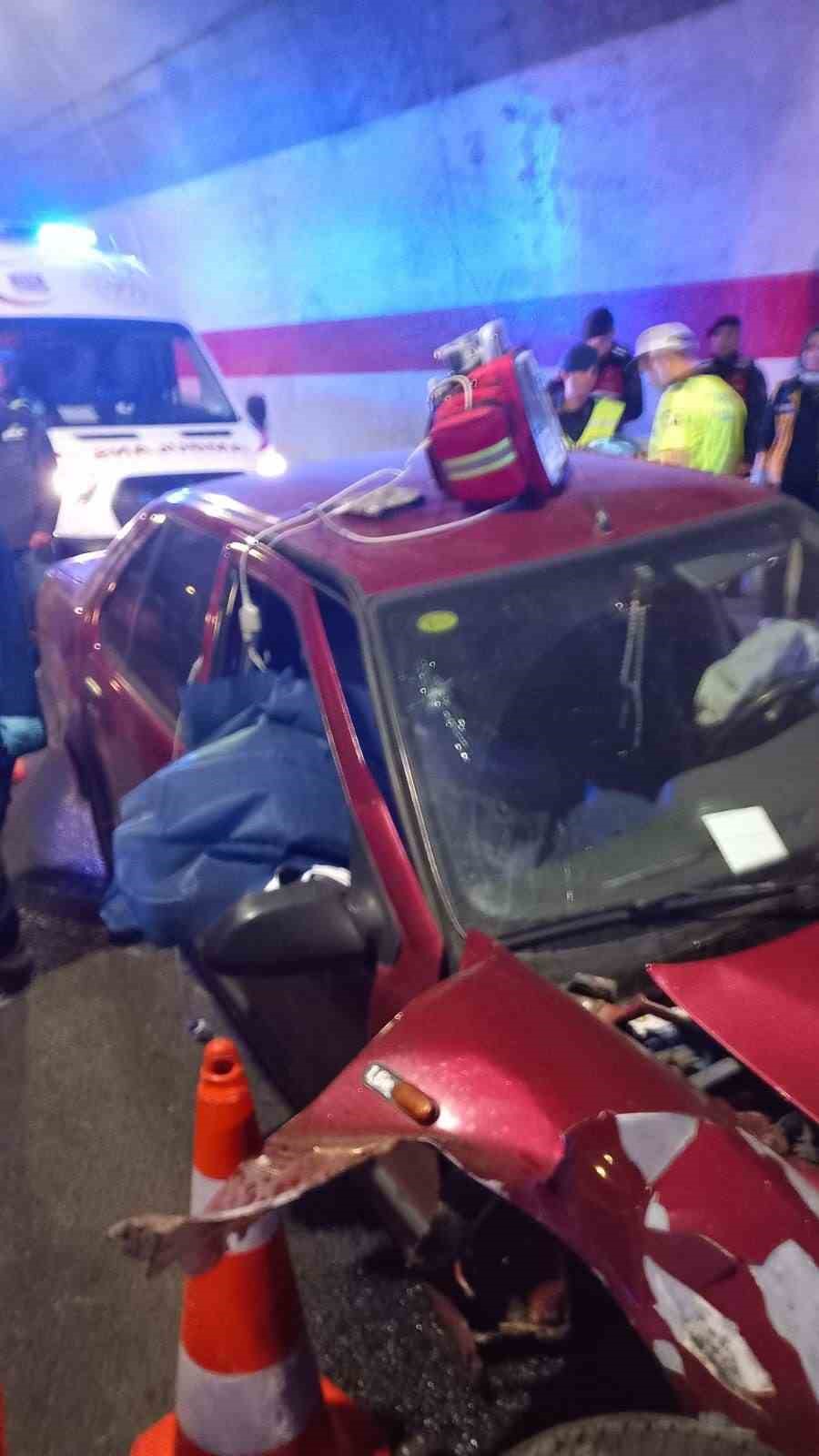 Yeni Zigana Tüneli’nde trafik kazası: 1 ölü
