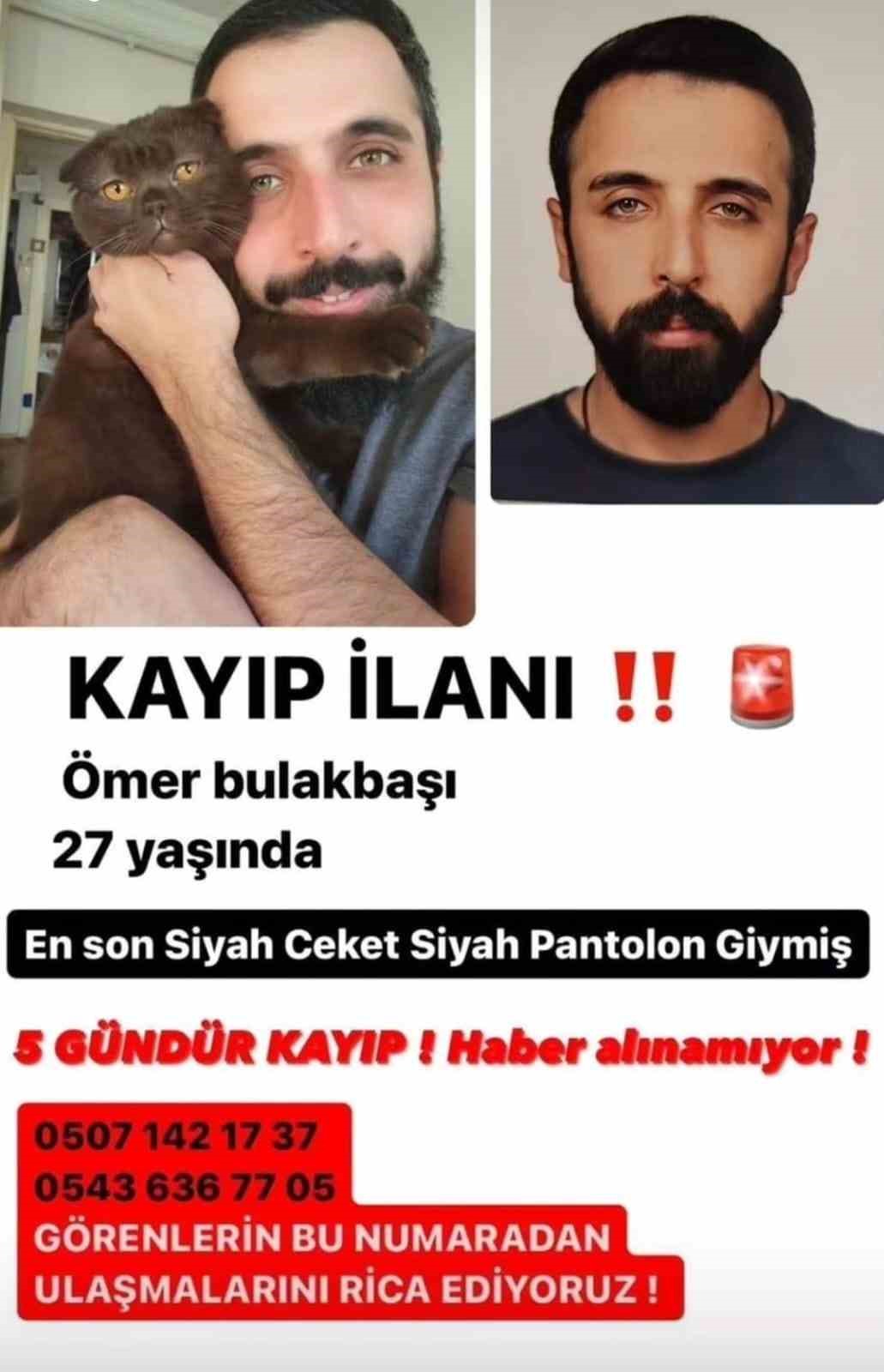 İşe gitmek üzere evden çıkan gençten 5 gündür haber alınamıyor
