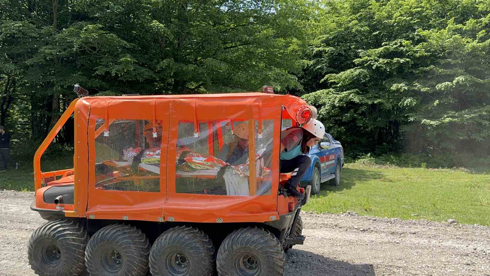 Tatbikat gereği kayboldular, kurtarma çalışması tüm gün sürdü
